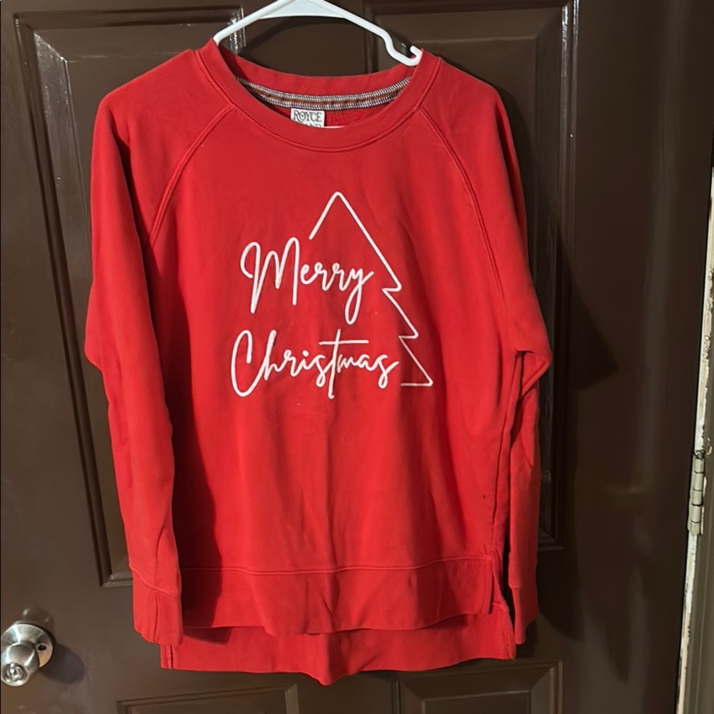 Red Merry Christmas Sweatshirt